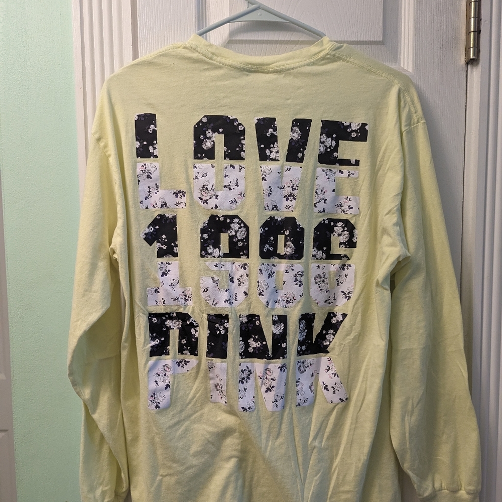 PINK Long sleeve tee